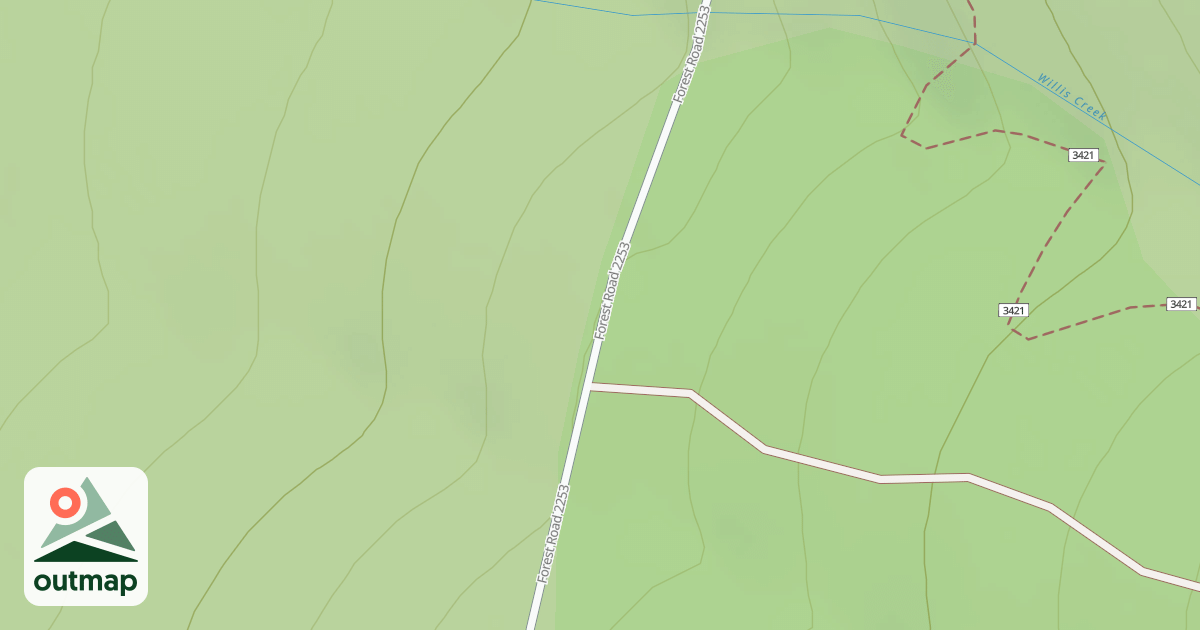 Map of BINGHAM RIDGE ROAD