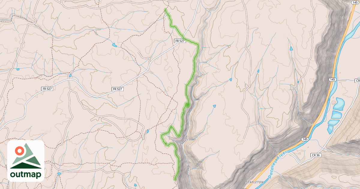Map of Mcneil East Trail