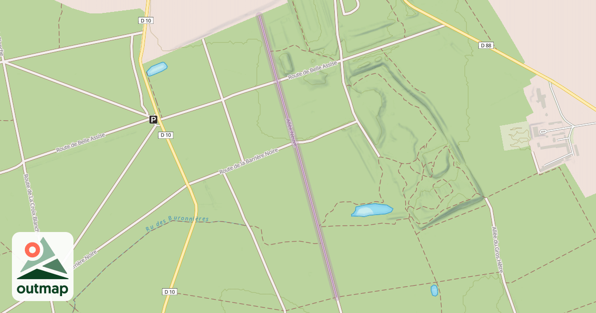 Map of Allée Neuve