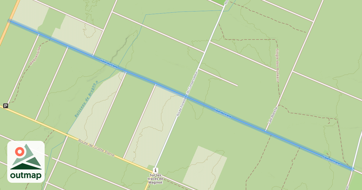 Map of Laie du Cara