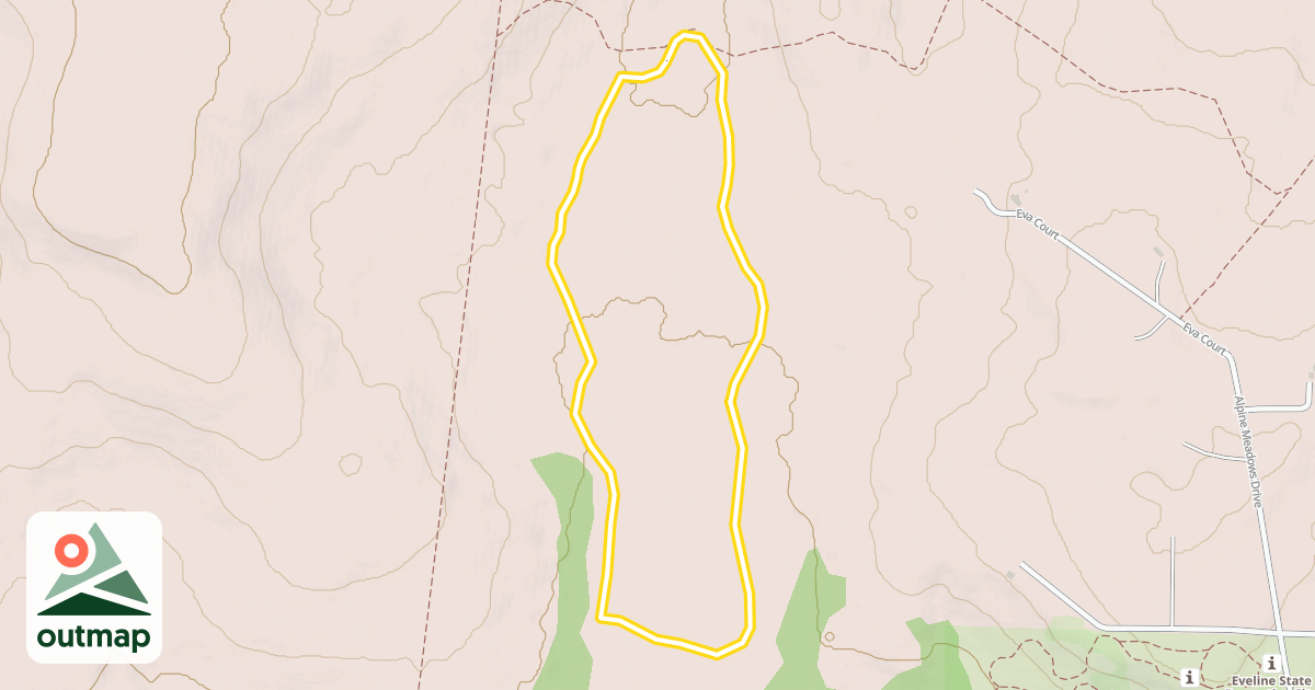 Map of Wolf Ridge Meadow Trail