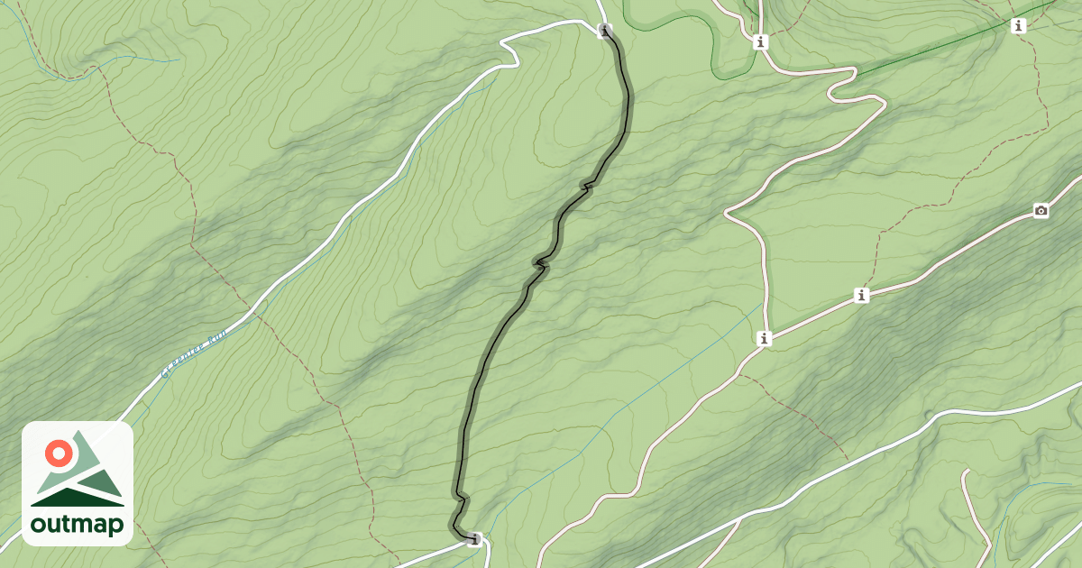 Map of Croyle Run Trail