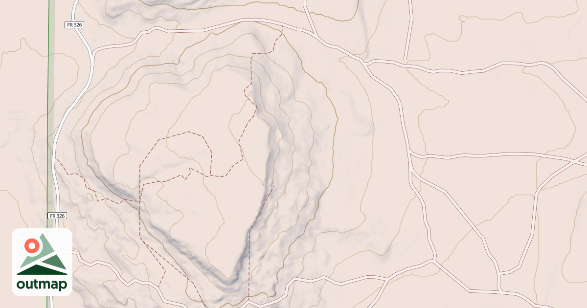 Map of USFS National Forest System Roads {EB56A39C-4079-4DC8-A803-A848D9AC13DA}