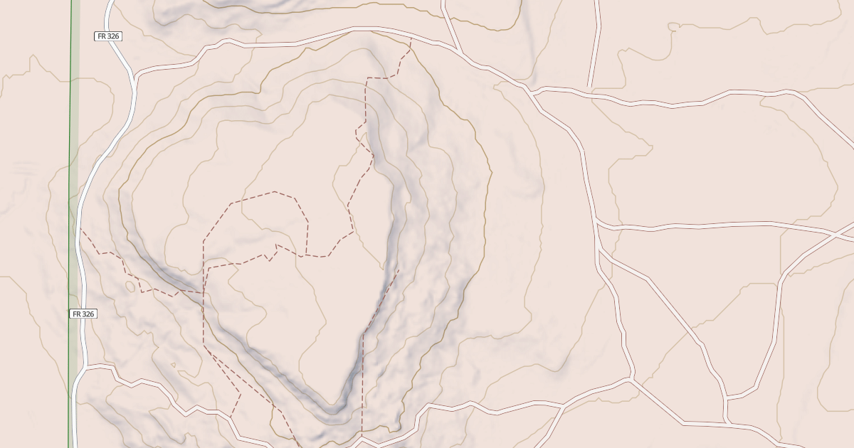 Map preview of USFS National Forest System Roads {EB56A39C-4079-4DC8-A803-A848D9AC13DA}