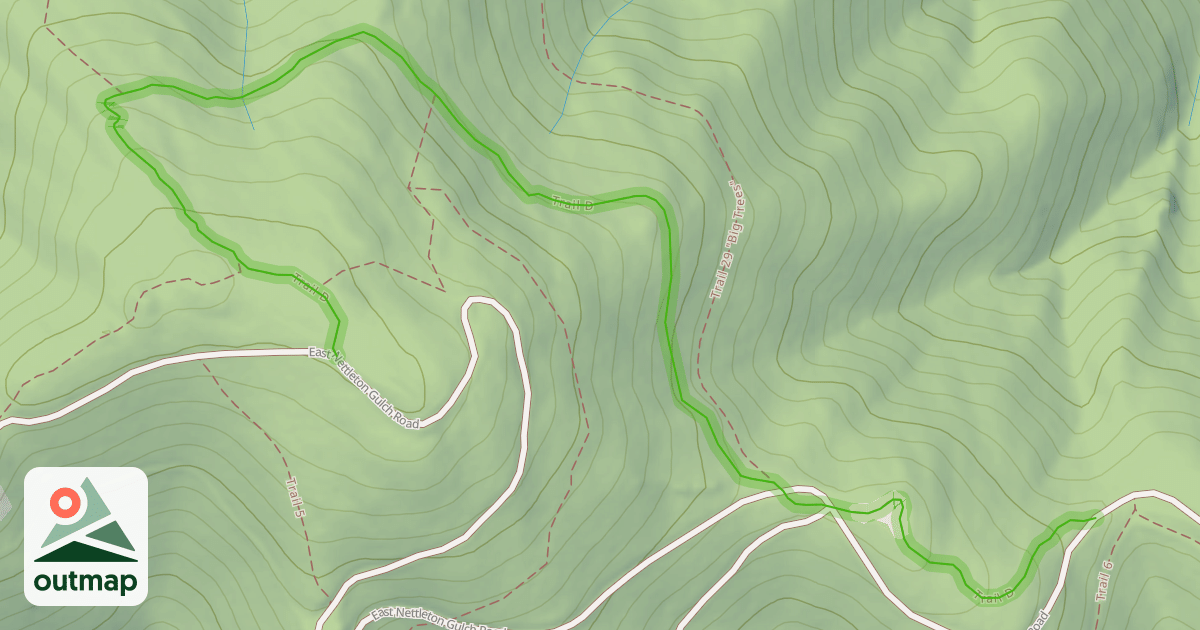 Map of Trail D