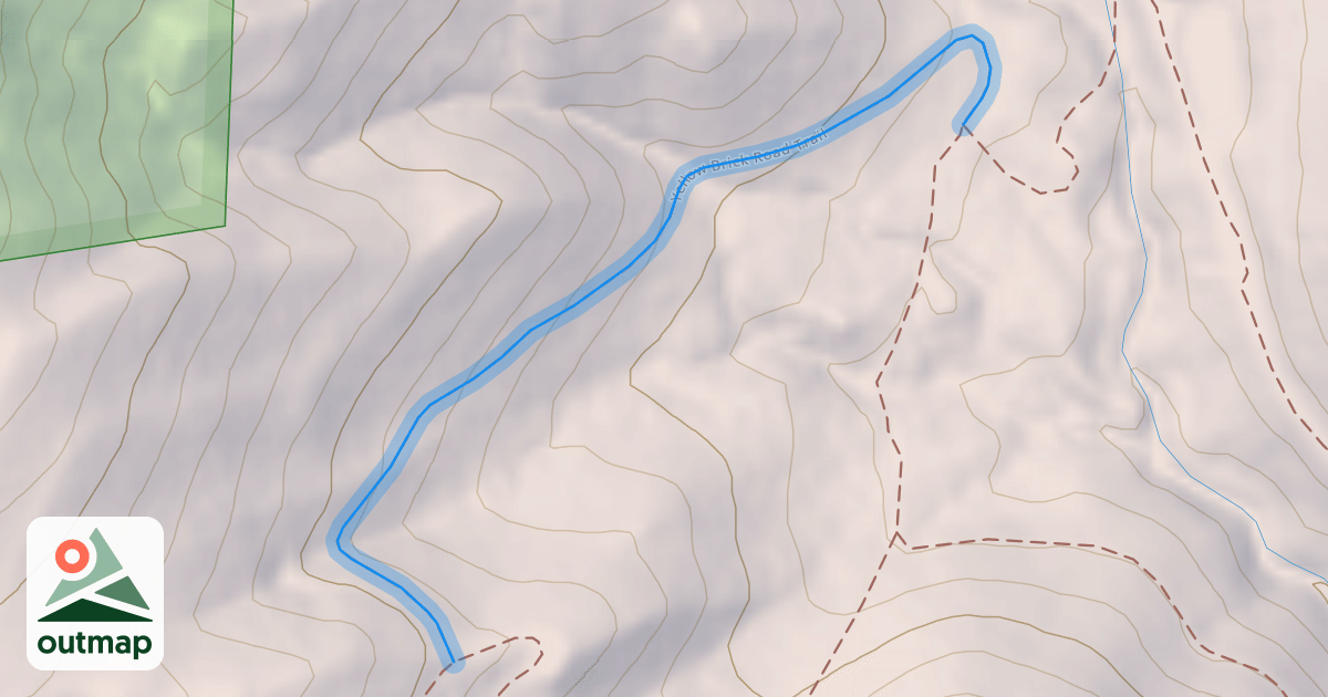 Map of Yellow Brick Road Trail