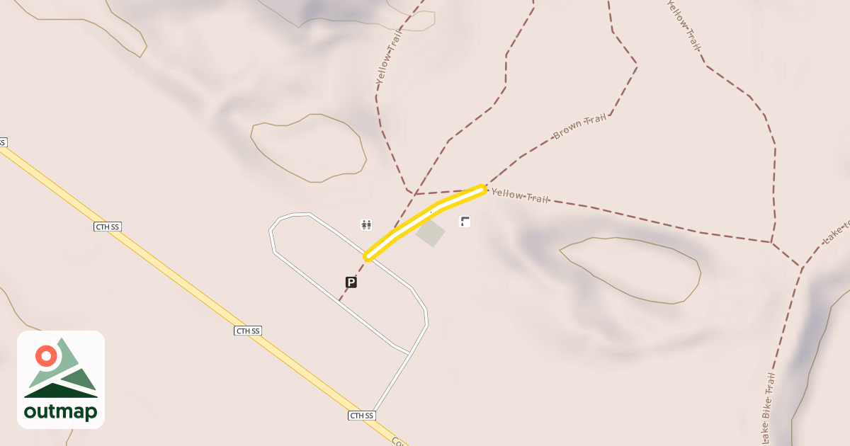Map of Brown Trail