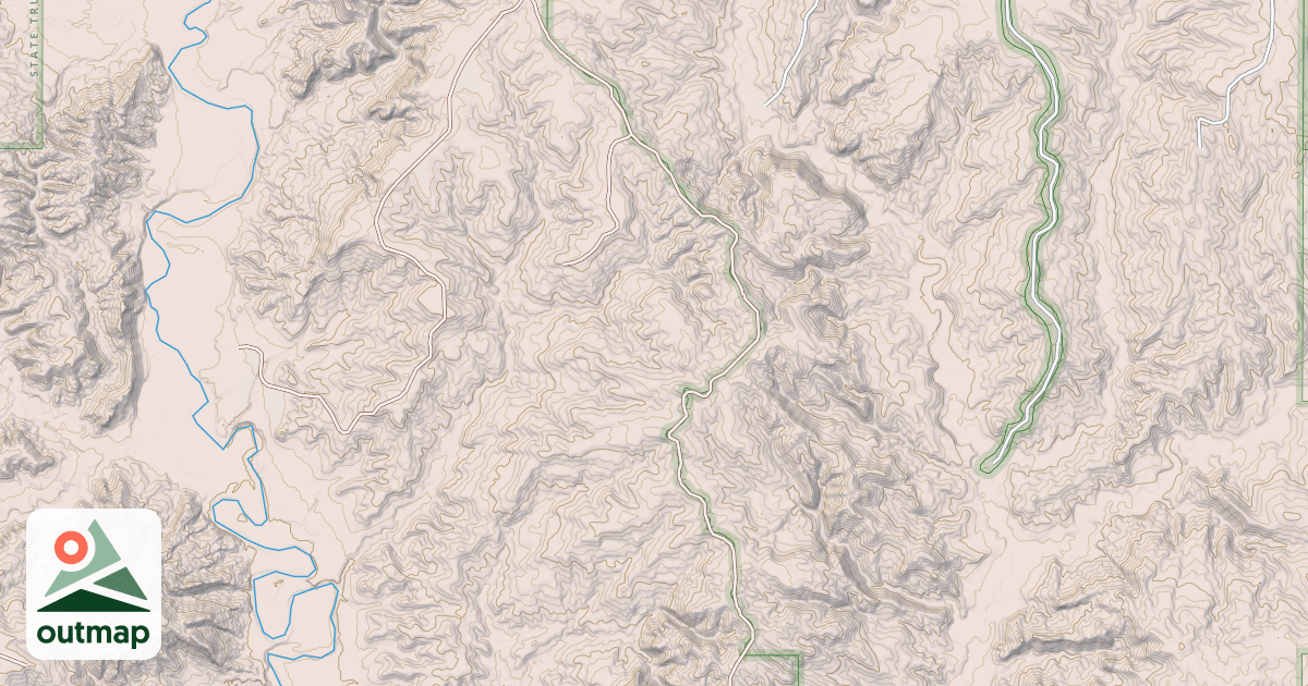 Map of BLM National GTLF Public Motorized Roads 6160abe2-9fea-40fd-bd5b-bb30f66f53c8