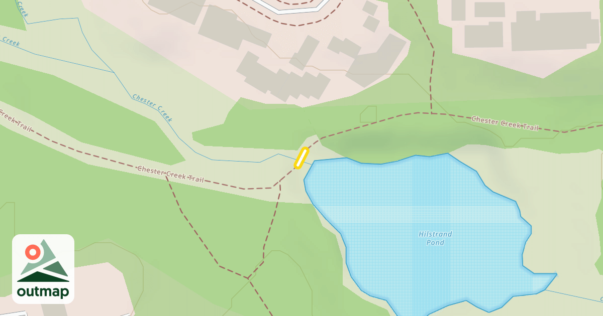 Map of Chester Creek Trail