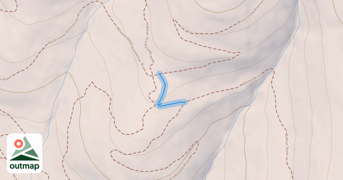 Map of Bilfur's Connector Trail