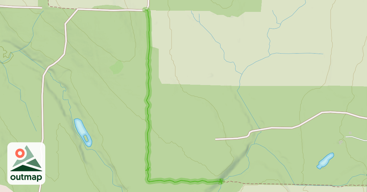 Map of Fred J. Cusimano Westside Overland Trail