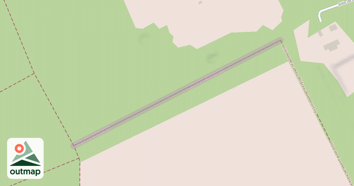 Map of Allée de Clotomont