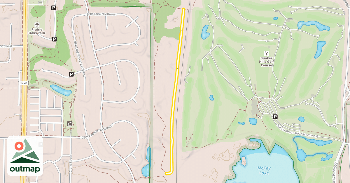 Map of Wilderness Trail