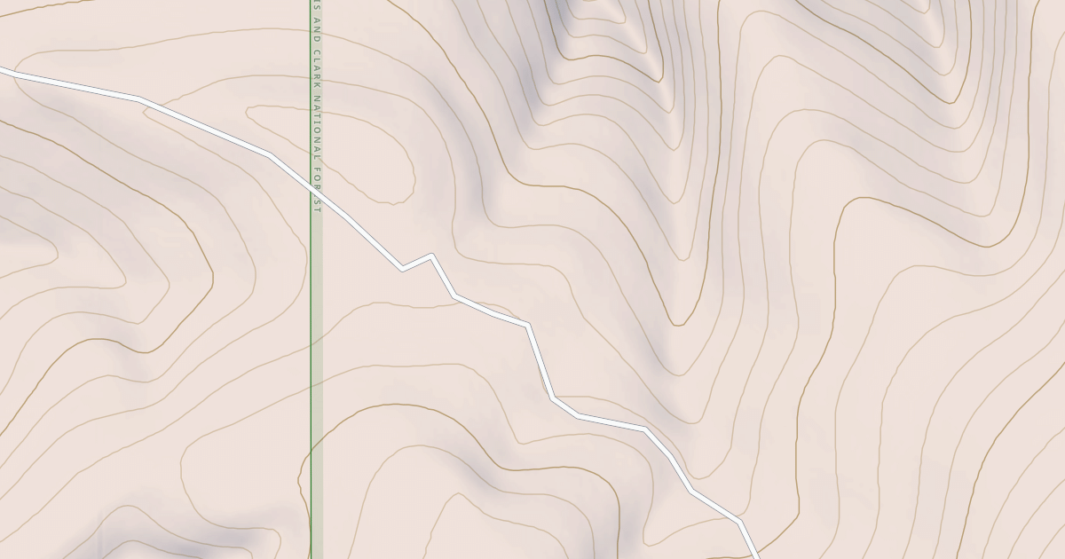 Map preview of FLATHEAD IND TRAIL