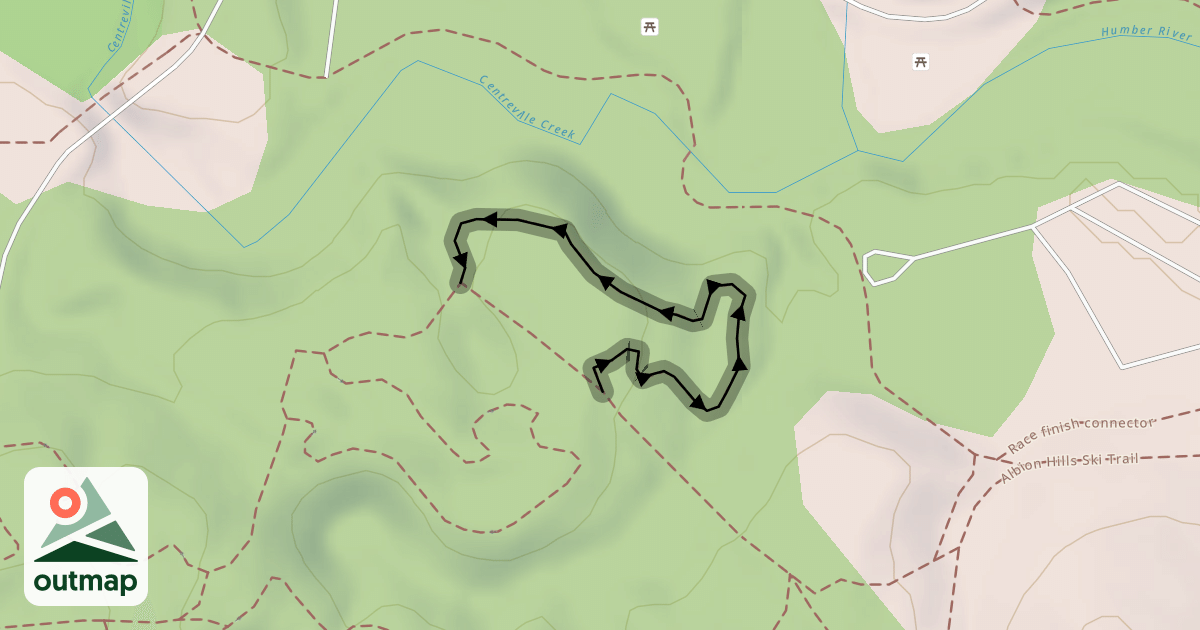 Map of Ridge Run