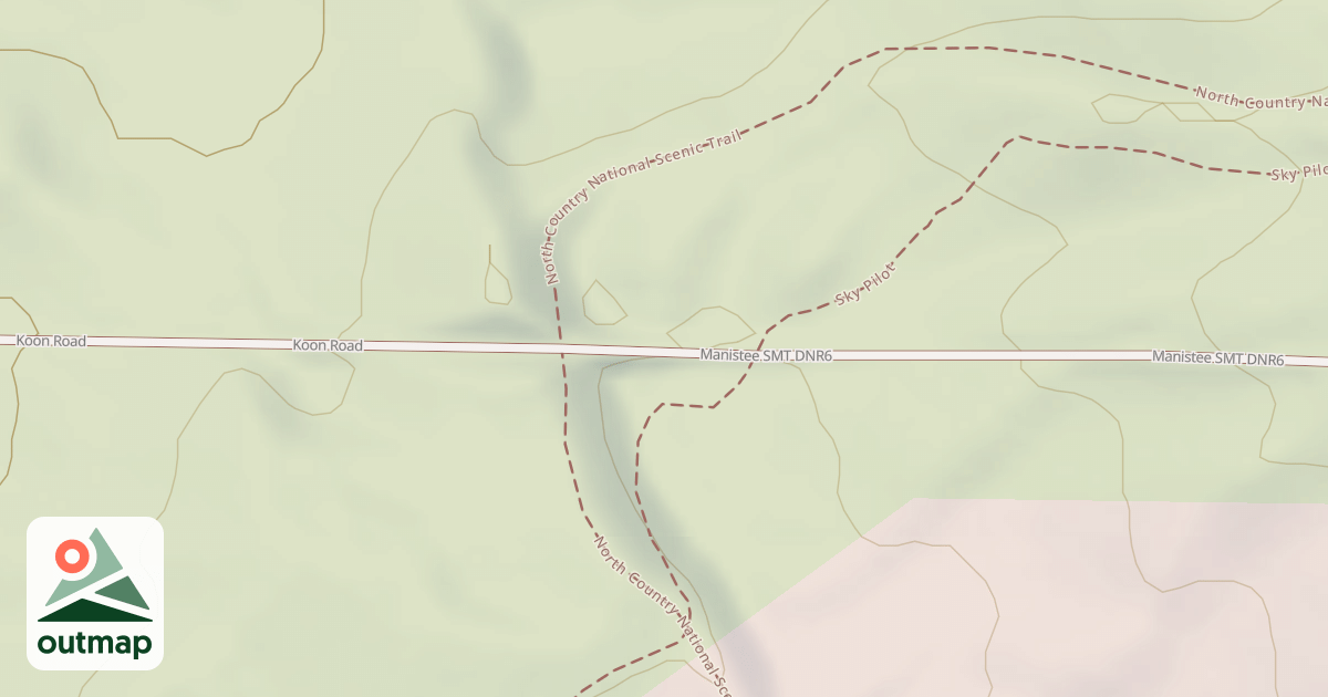 Map of Manistee Smt Dnr6