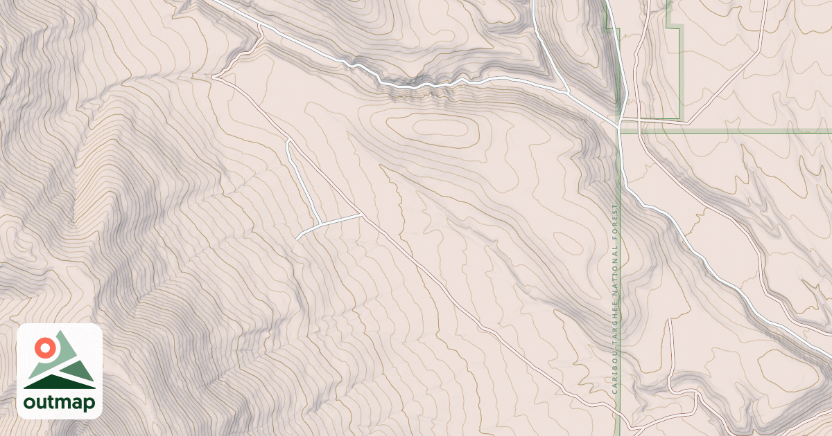 Map of CROOKED CREEK BENCH