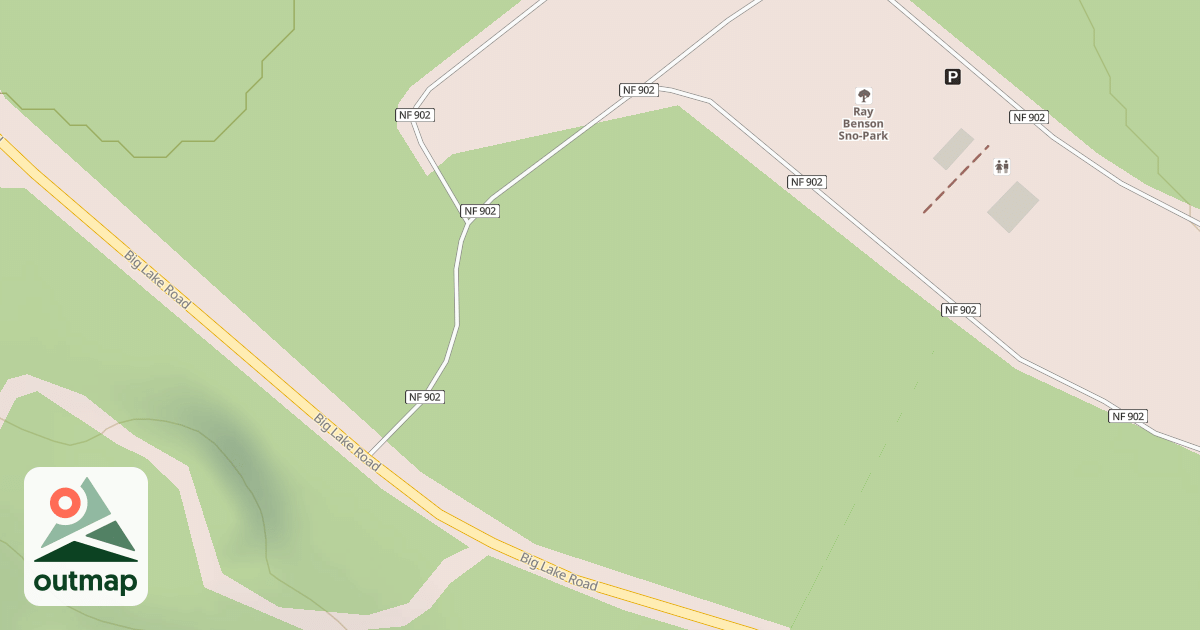 Map of Santiam Pass Ohv Benson Jeep