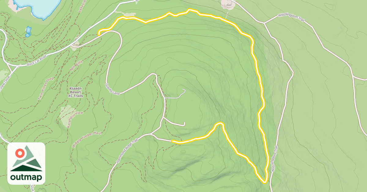 Map of Hammond Ridge