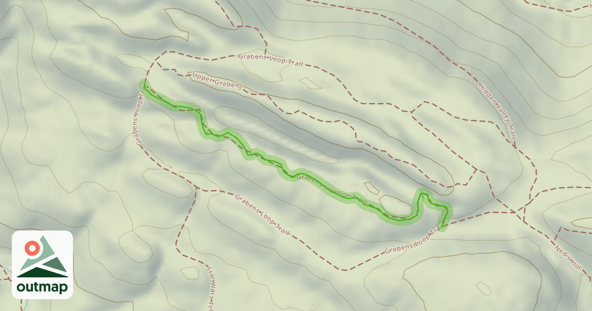 Map of Grabens Interior Trail