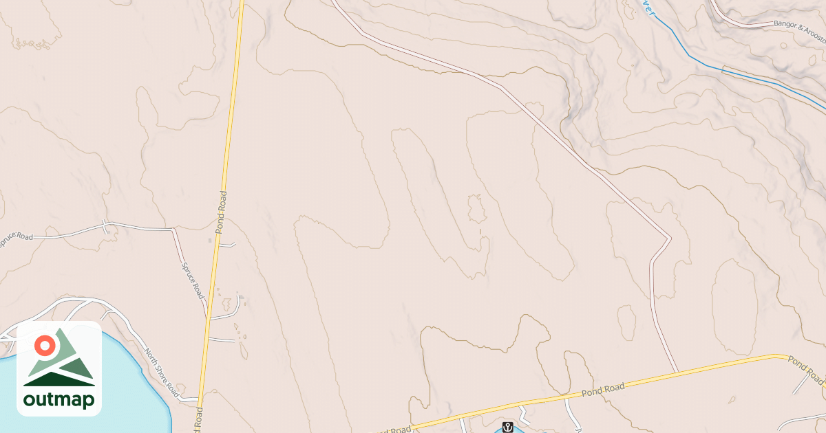 Map of Piper Pond trail