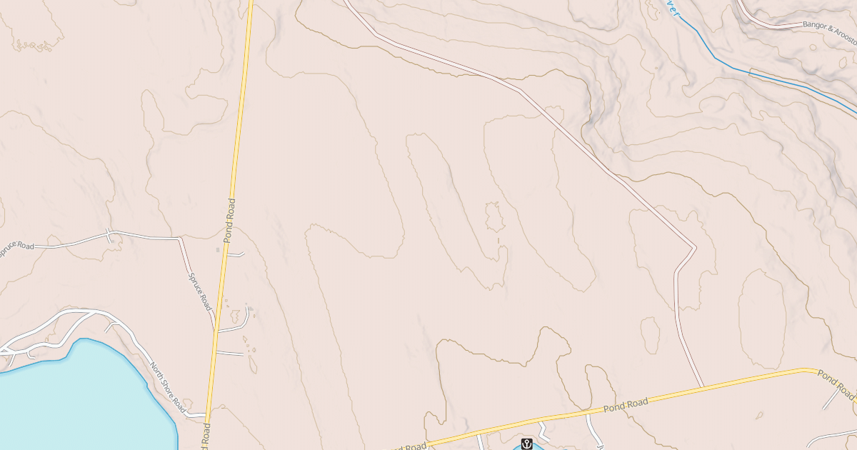 Map preview of Piper Pond trail