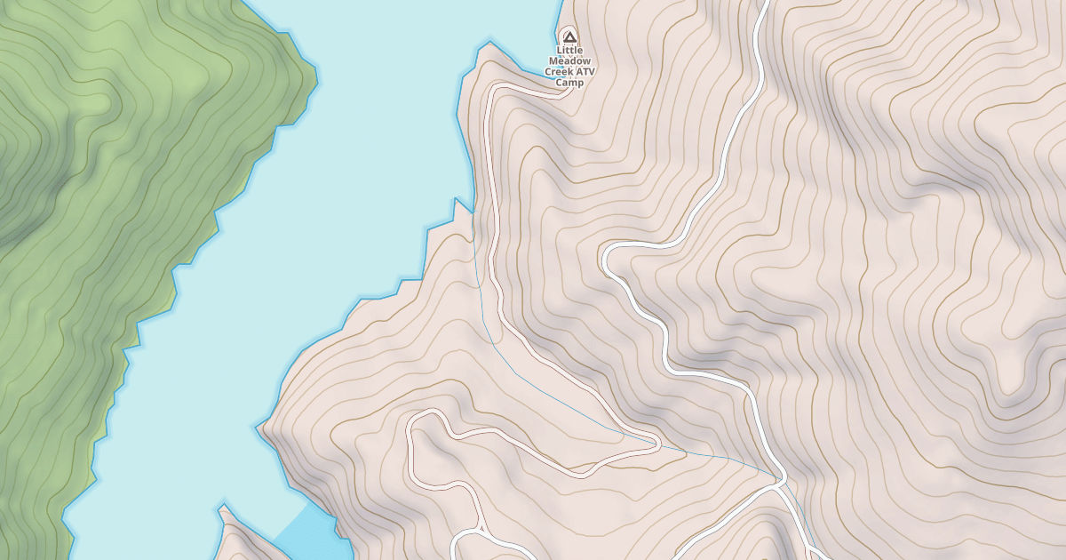 Map preview of Little Meadow Creek Ormv Camp