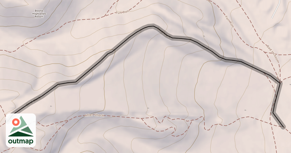 Map of Skid Mark