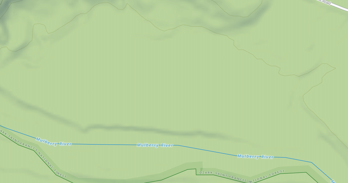 Map preview of USFS National Forest System Roads {2A5E8CBF-923D-479B-A21B-10B7595281B3}