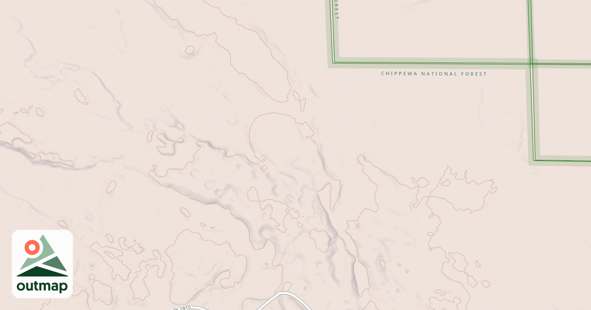 Map of ANDERSON LAKE ROAD SPUR 2573