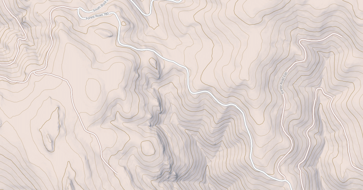Map preview of USFS National Forest System Roads {D69CF58E-7F22-4F2F-9A15-D7C40796DBFD}