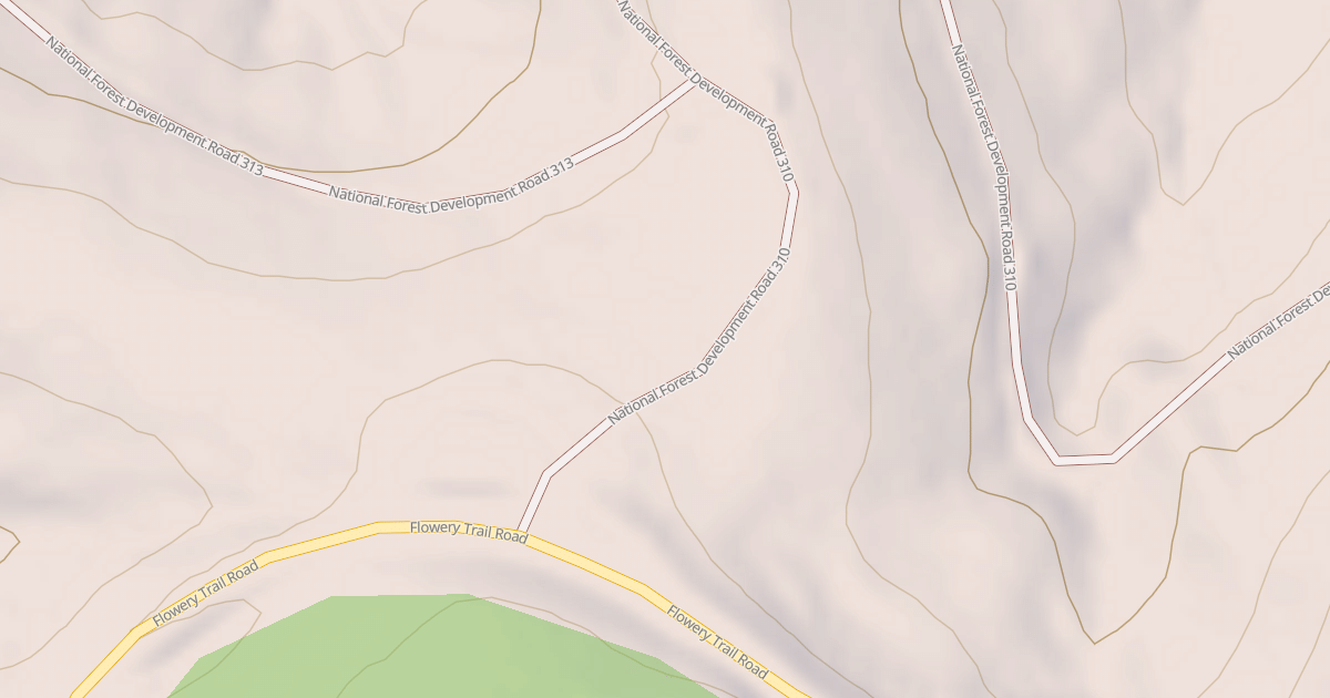 Map preview of USFS Motor Vehicle Use Map Roads {046655AB-4EA8-4B68-8607-E0B31A2F37BB}