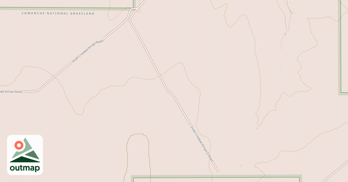 Map of SOUTH CROOKED ARROYO D