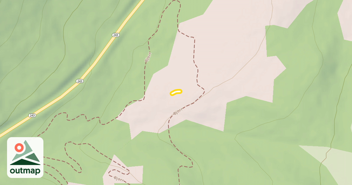 Map of Beaver Bottoms Nordic Trail