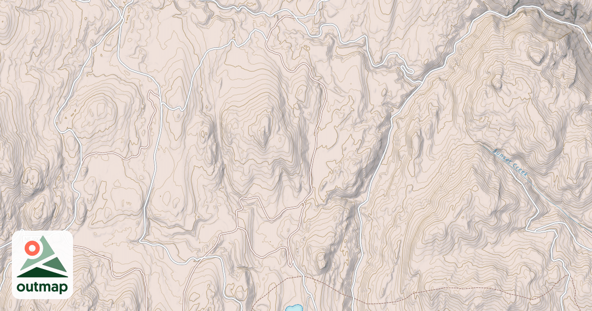 Map of OLD SWAN LAKE ROAD