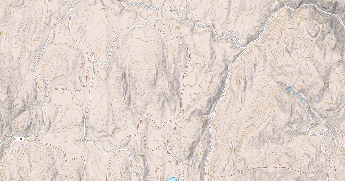 Map preview of OLD SWAN LAKE ROAD