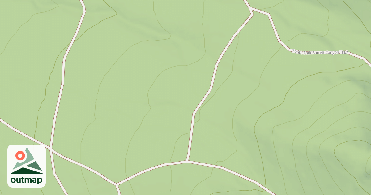 Map of TULE SPRING CUTOFF