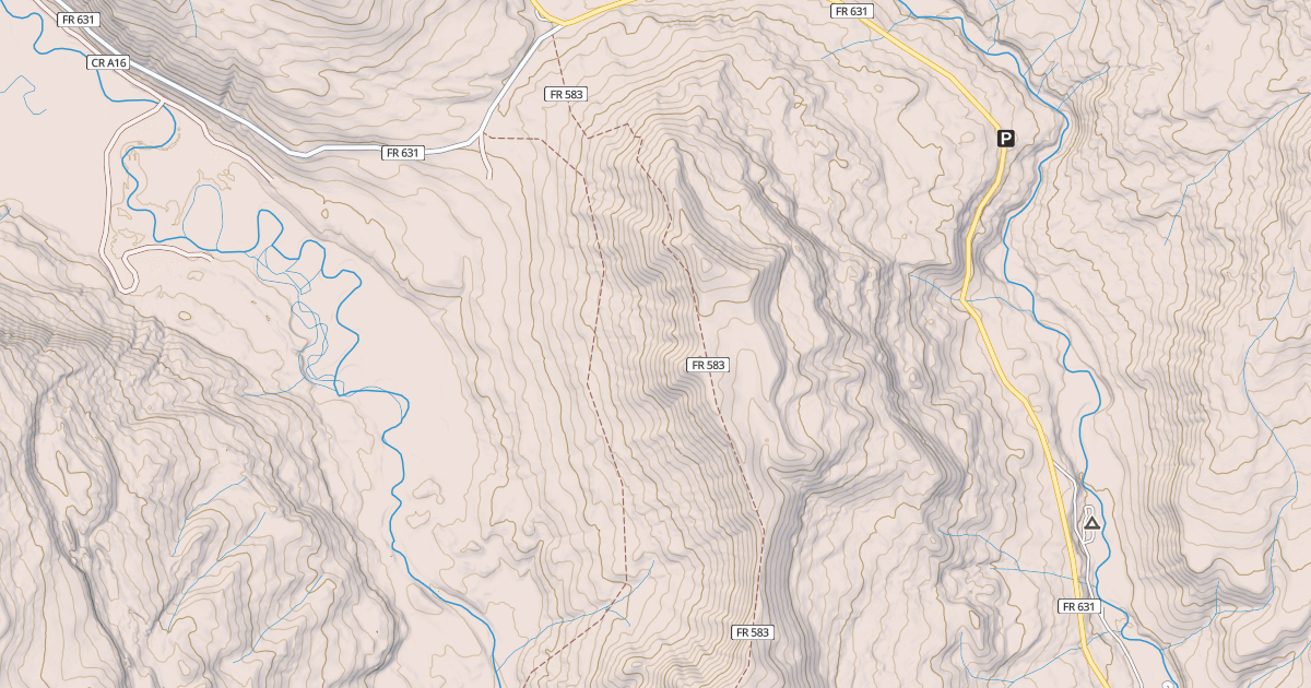 Map preview of Piedra Stock Dr