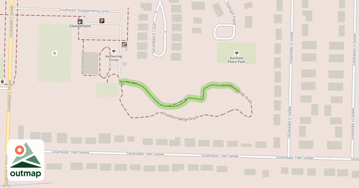 Map of Thaden