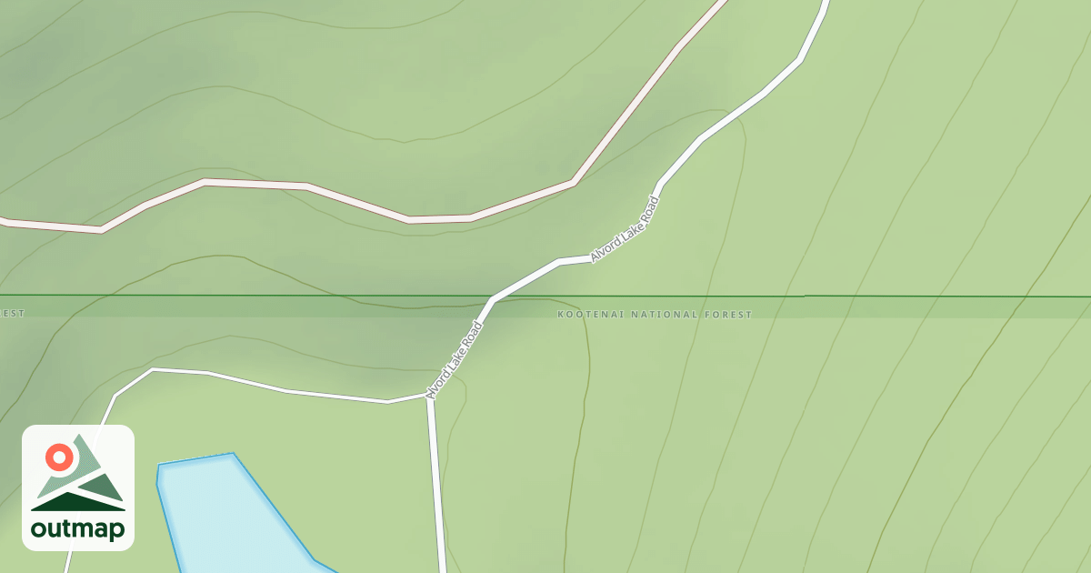 Map of ALVORD LAKE