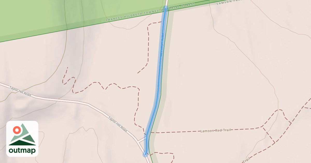Map of McCollum Road