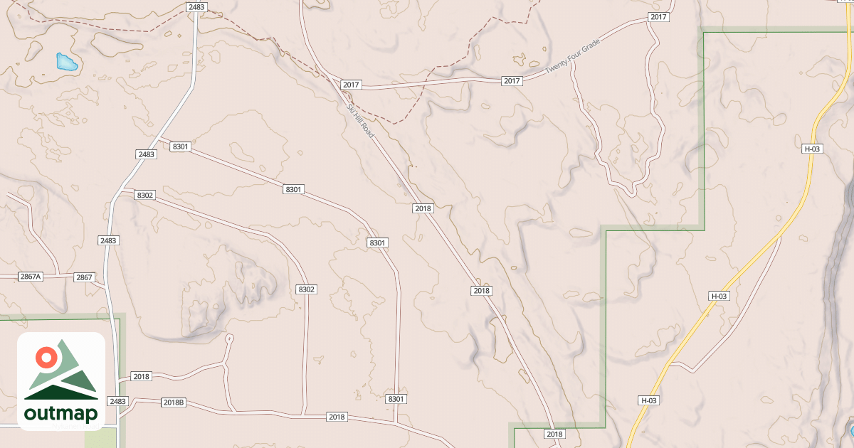 Map of SKI HILL