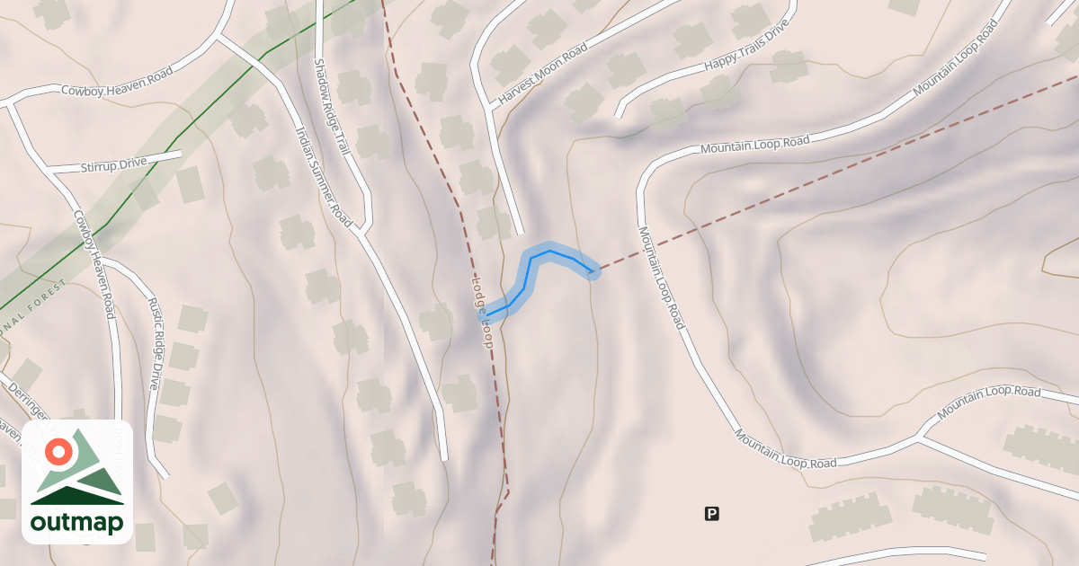 Map of Lodge Loop