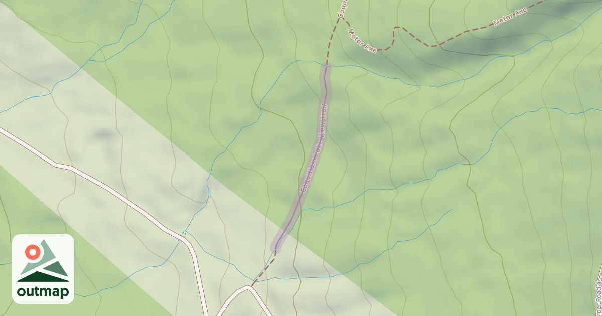 Map of Coquitlam Lake View Trail