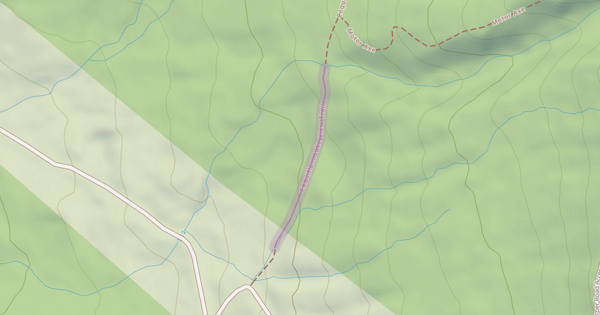 Map preview of Coquitlam Lake View Trail