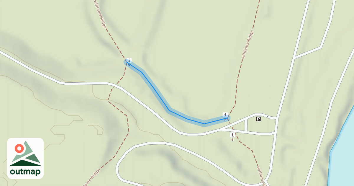 Map of williams Ridge