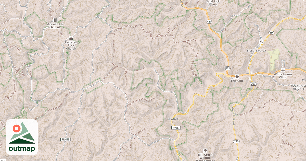 Map of USFS Motor Vehicle Use Map Trails 20630