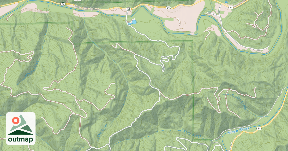 Map of BENNER RIDGE