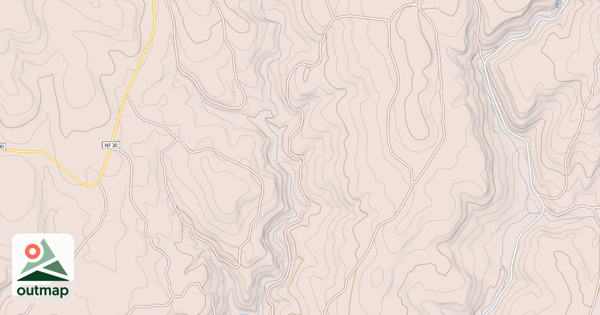 Map of USFS National Forest System Roads {A6A5F16D-605F-485C-A5B5-8F5D44D8B173}
