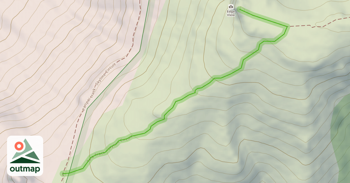 Map of Tara Track - Skyline Circuit